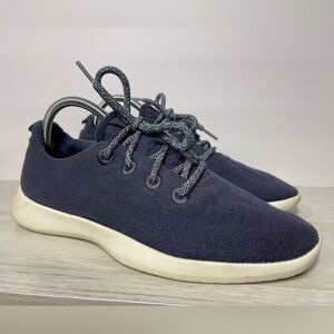 Allbirds Men’s Wool Runners Blue Navy Shoes Size 9